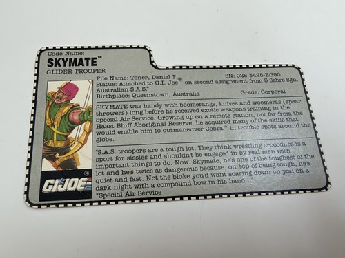 File card only - card, gi