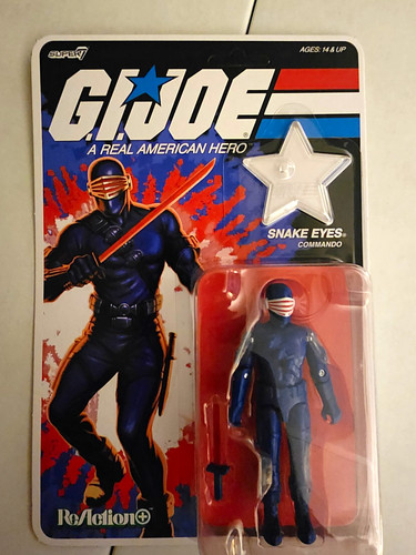 Super7 reaction joe snake - reaction, g.i.