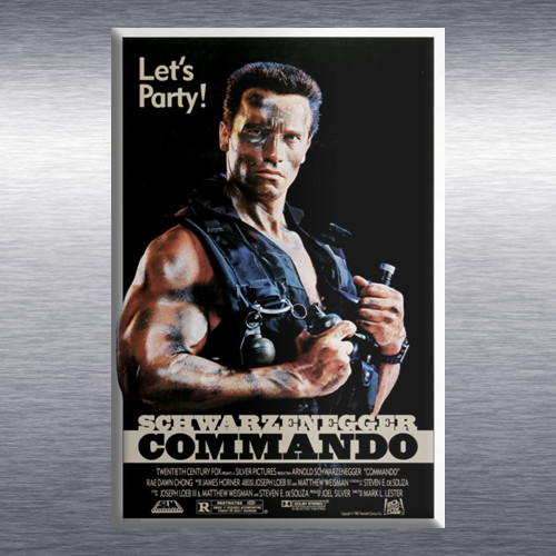 Commando movie poster - commando,